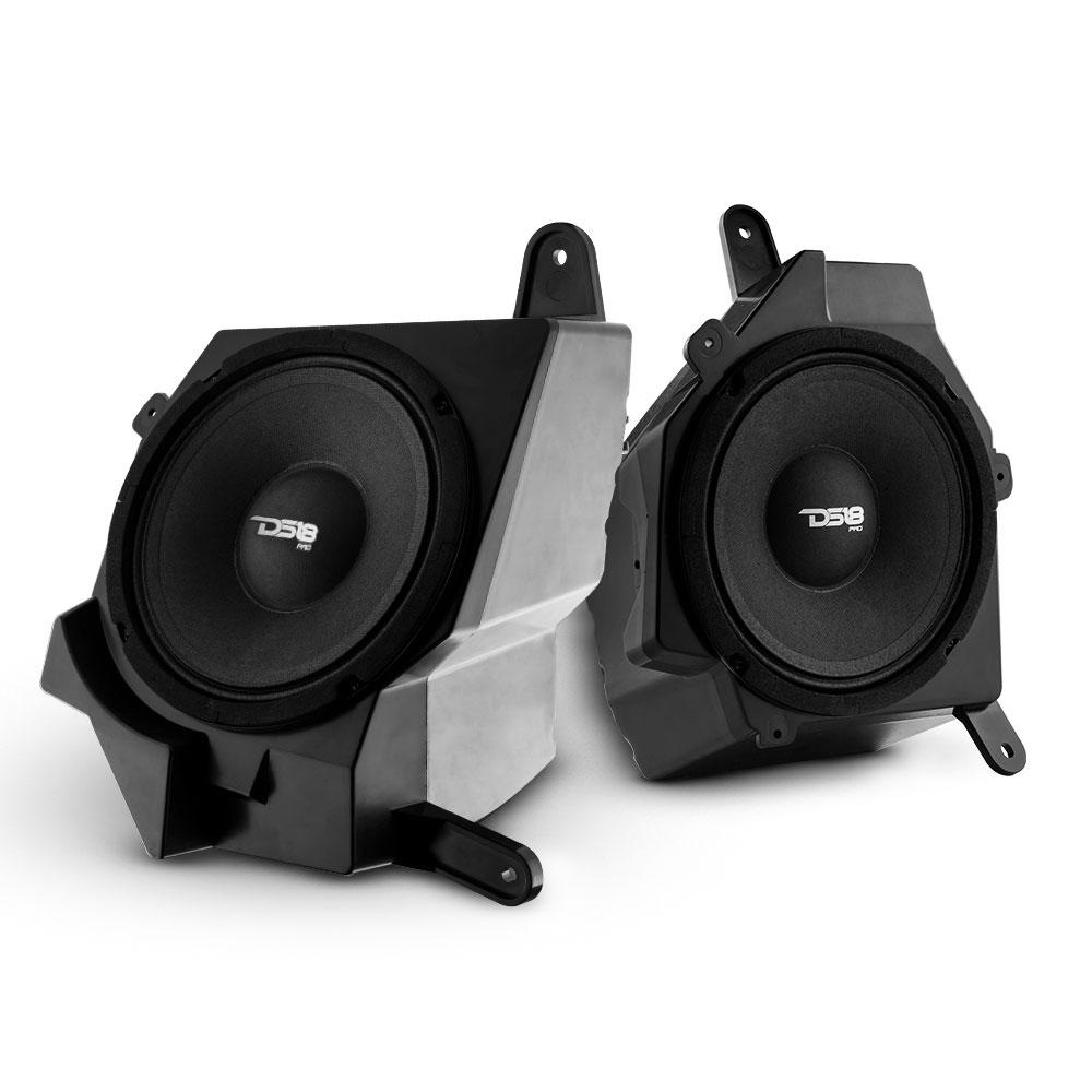 Jeep JL/JLU/JT Dash Enclosure – Loaded 6.5” Left & Right with PRO-JP6NEO, 150W RMS DS18