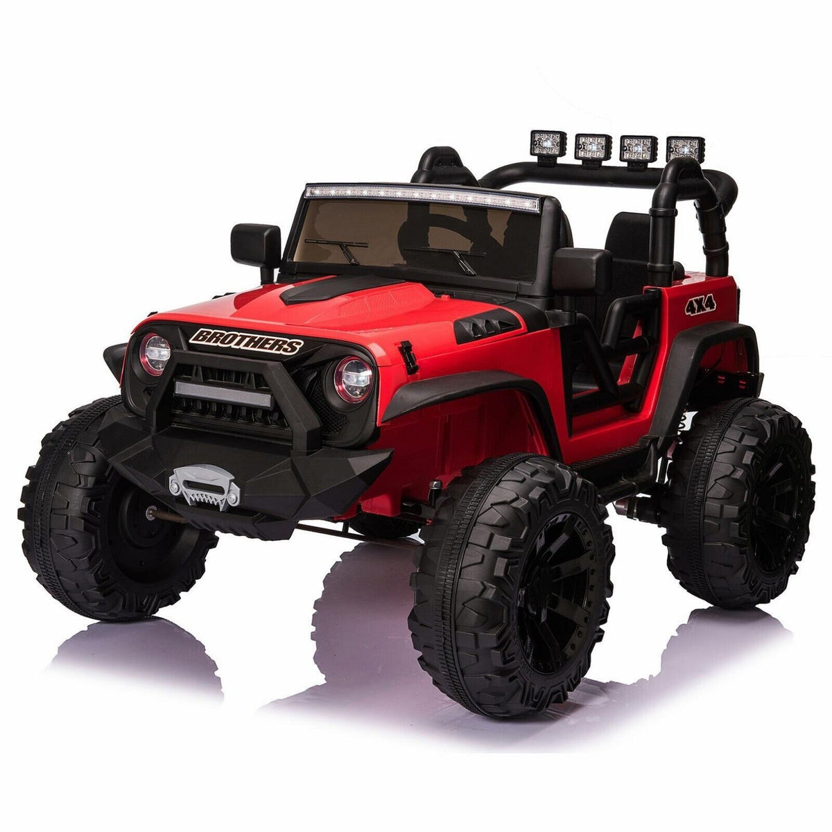 Kids Electric Jeep 24V with Remote Control, LED Lights, MP3, and USB