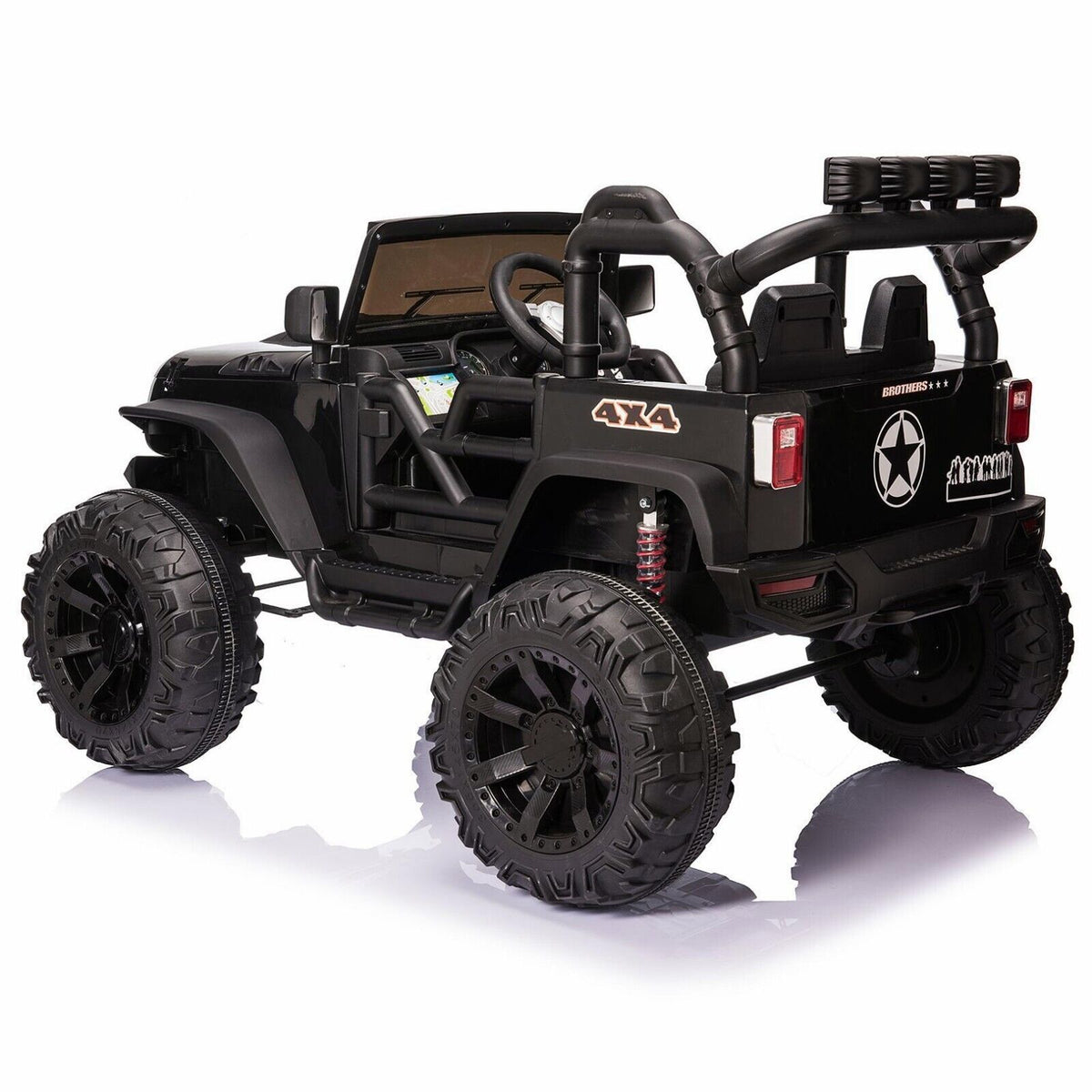 2-Seater 24V Electric Ride-On Toy Truck for Kids with Remote Control