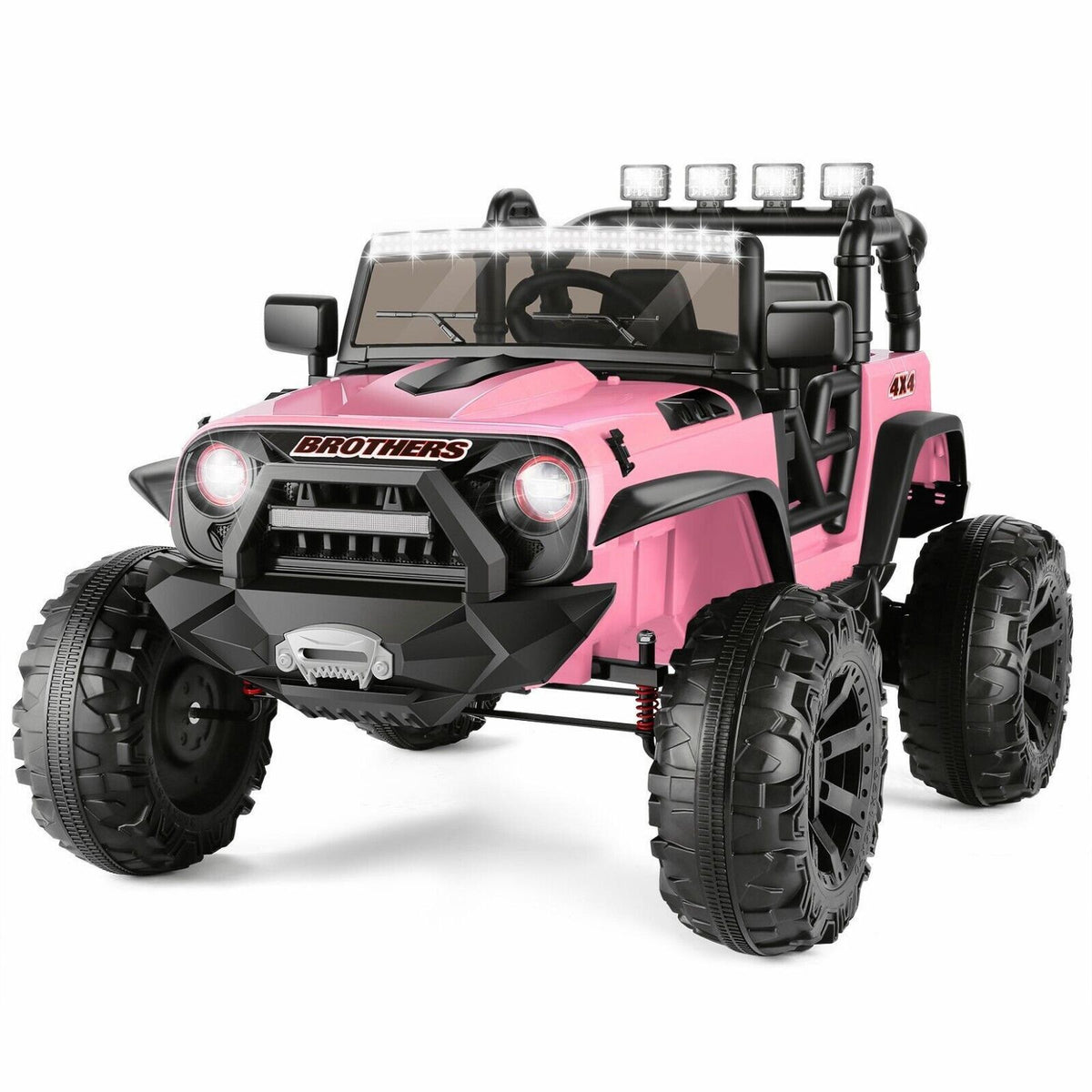 2-Seater 24V Electric Ride-On Toy Truck for Kids with Remote Control