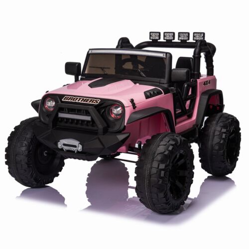 Kids Electric Jeep Truck with Remote Control - 24V/12V, 3 Speeds, 4 Types Available