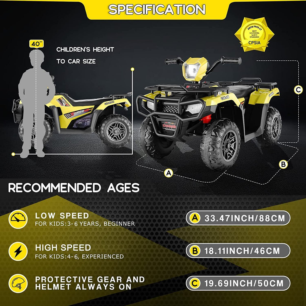 Kids Electric Jeep Truck with Remote Control - 24V/12V, 3 Speeds, 4 Types Available