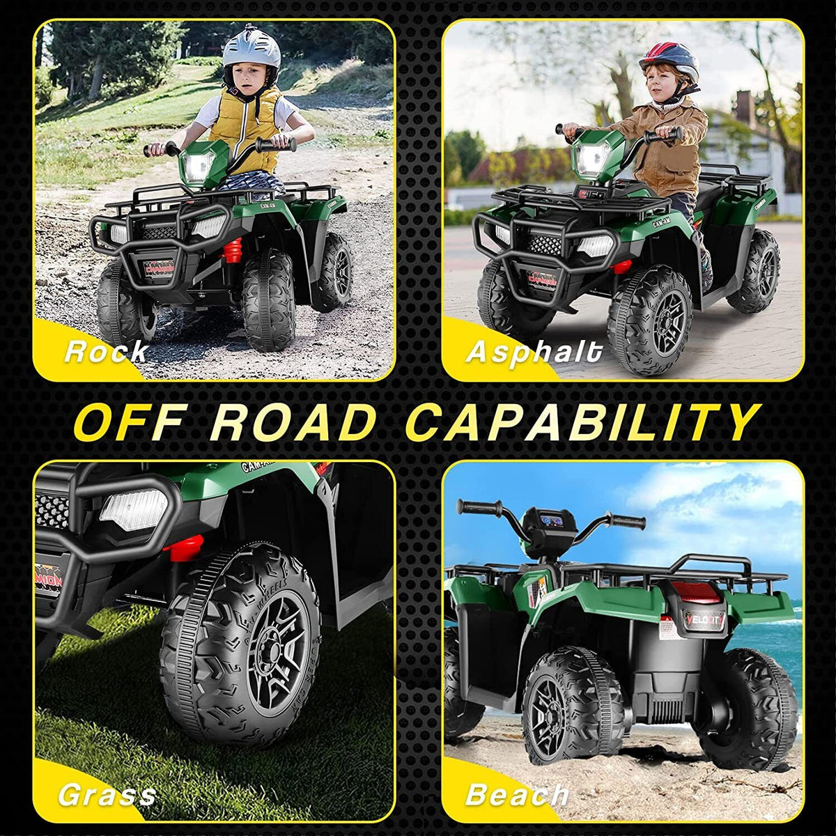 Electric Ride-On Jeep for Kids with Remote Control and 3 Speed Options - Perfect Gift for Children