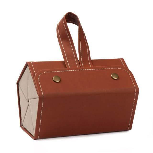 Leather Multiple Glasses Storage Case