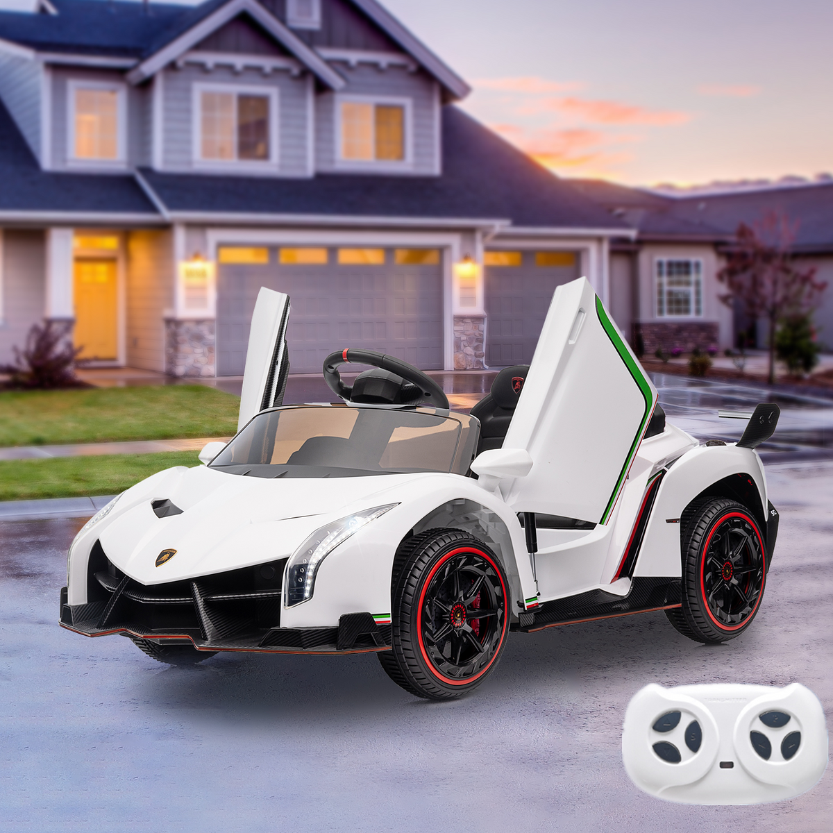 Licensed Lamborghini Electric Ride-On Car for Kids with Remote Control - 12V Vehicle Toy MagicCars