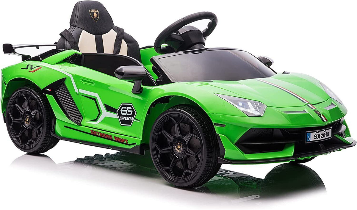 Licensed Lamborghini Ride-On Car for Kids with Hydraulic Doors - 12V 2×35W - Perfect Gift for Young Car Enthusiasts