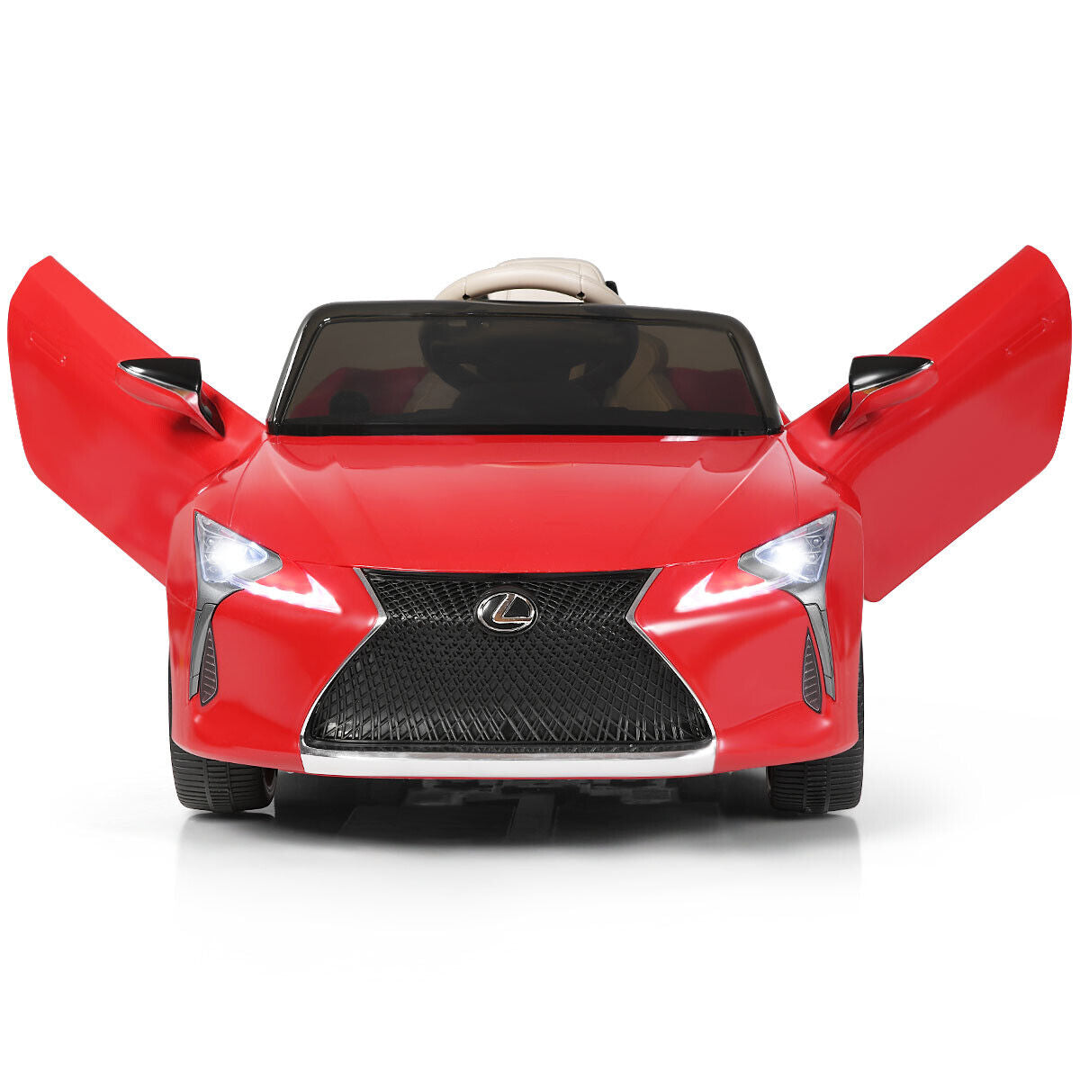 Licensed Lexus LC500 Electric Ride-On Car for Kids with Remote Control - Red