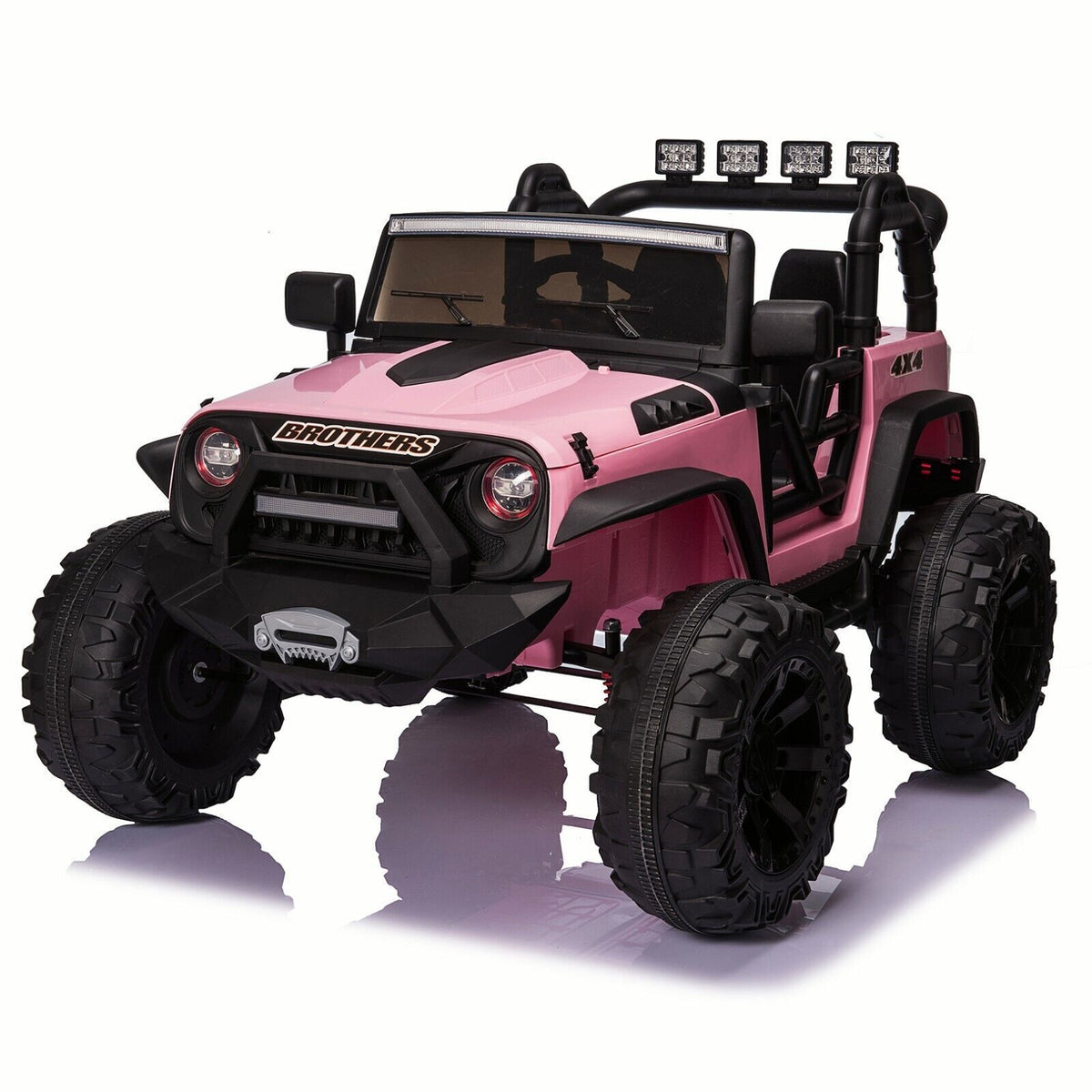 New 24V Electric Ride-On Jeep Toy Car with Remote Control and Bluetooth Connectivity for Kids