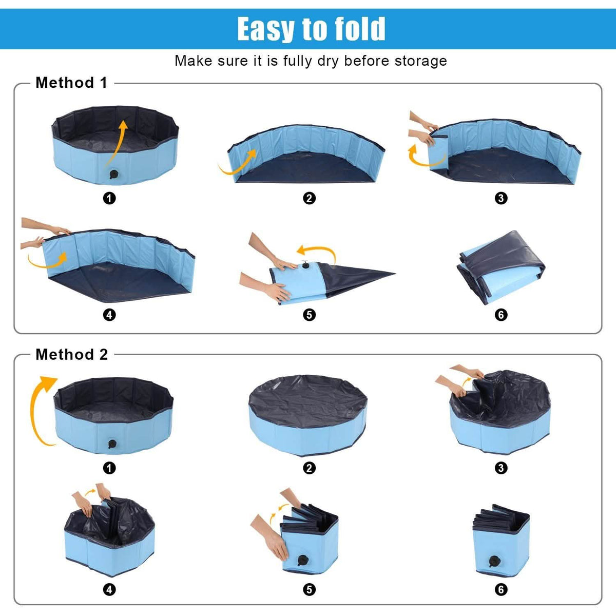 OWNPETS Foldable Pet Pool