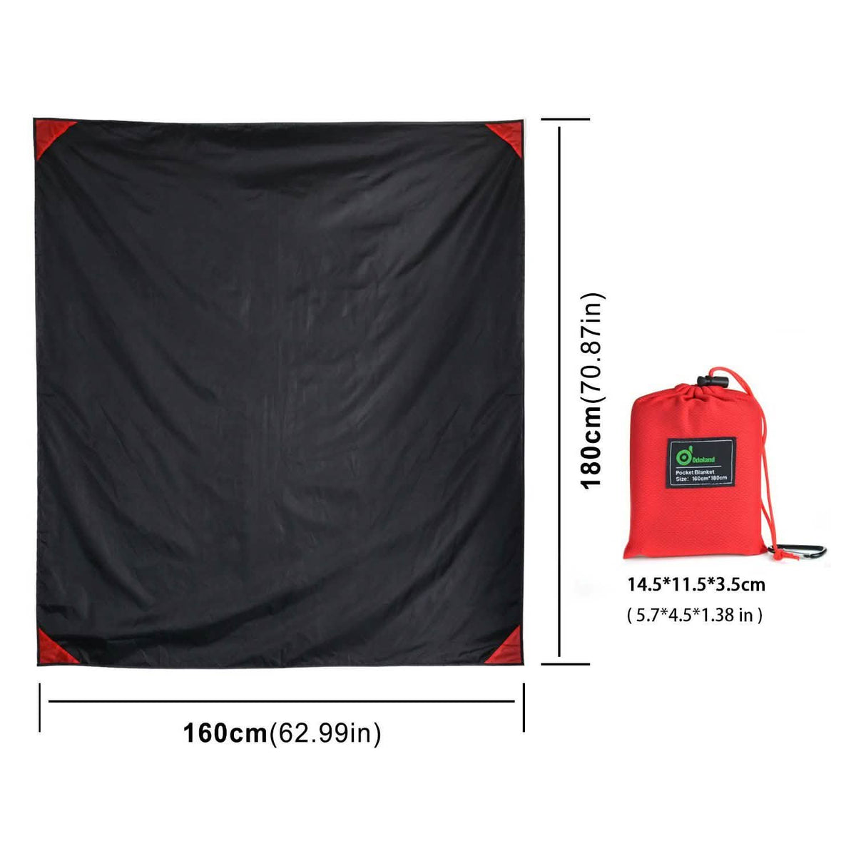 Packable Lightweight Pocket Size Blanket