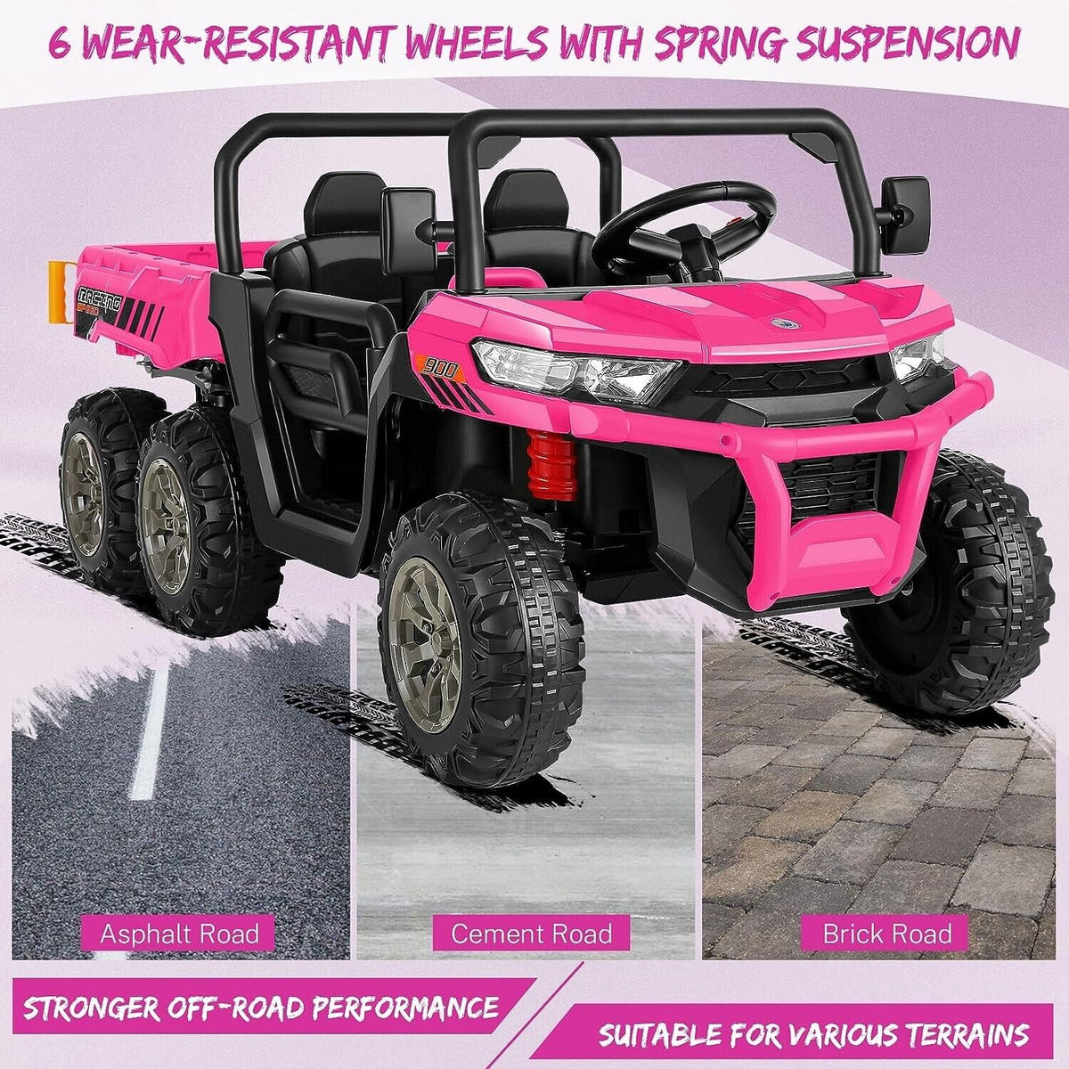 Powerful 24V UTV Ride-On with Dump Bed and 4WD - Perfect for Adventure Seekers! MagicCars