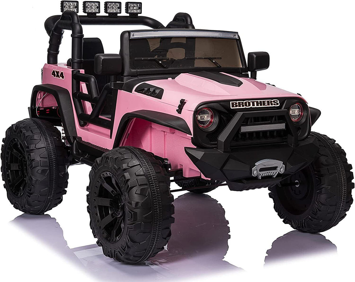 Premium 24V Electric Kids Jeep with Remote Control and Dual 200W Motors - Seats 2