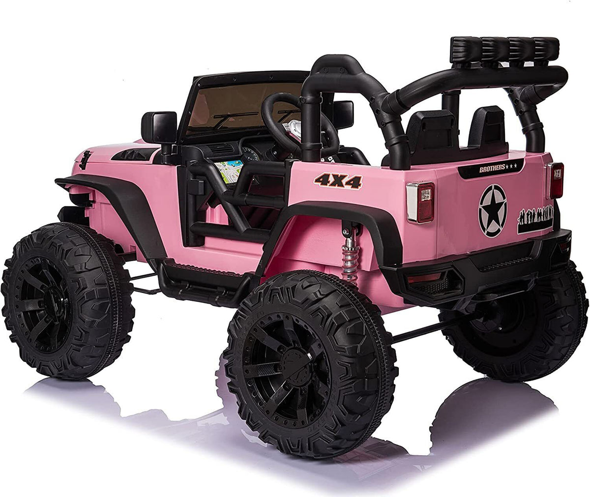Premium 24V Electric Kids Jeep with Remote Control and Dual 200W Motors - Seats 2