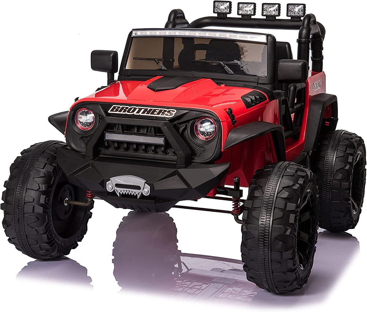 Premium 24V Electric Kids Jeep with Remote Control and Dual 200W Motors - Seats 2
