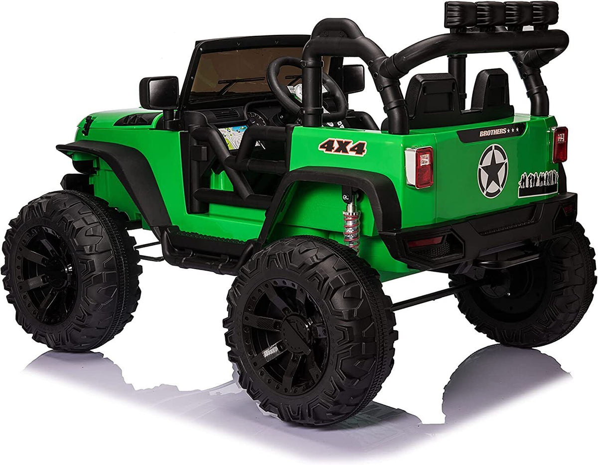Premium 24V Electric Kids Jeep with Remote Control and Dual 200W Motors - Seats 2