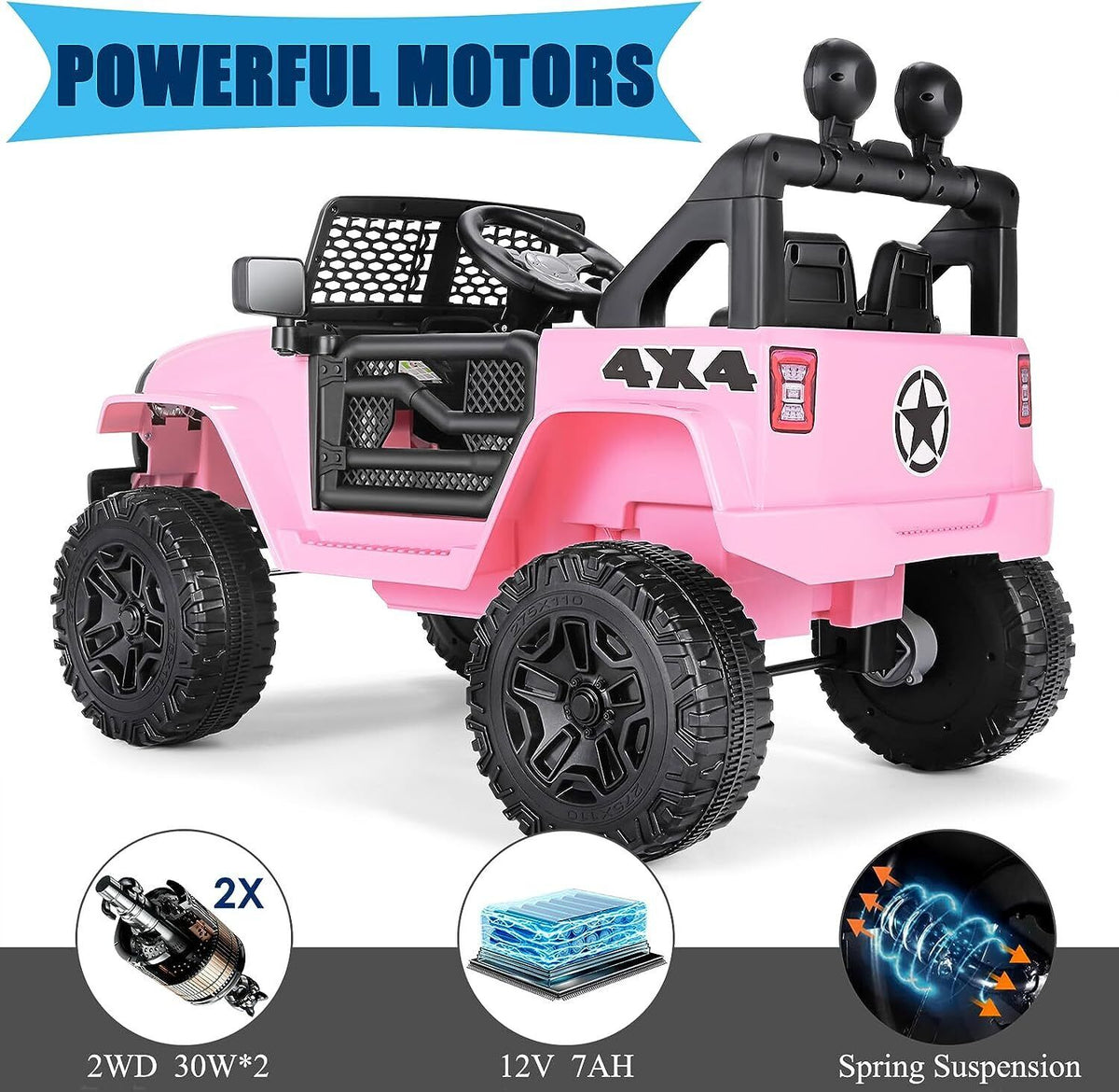 Remote Control Lamborghini Electric Ride-On Car for Kids 24/12V