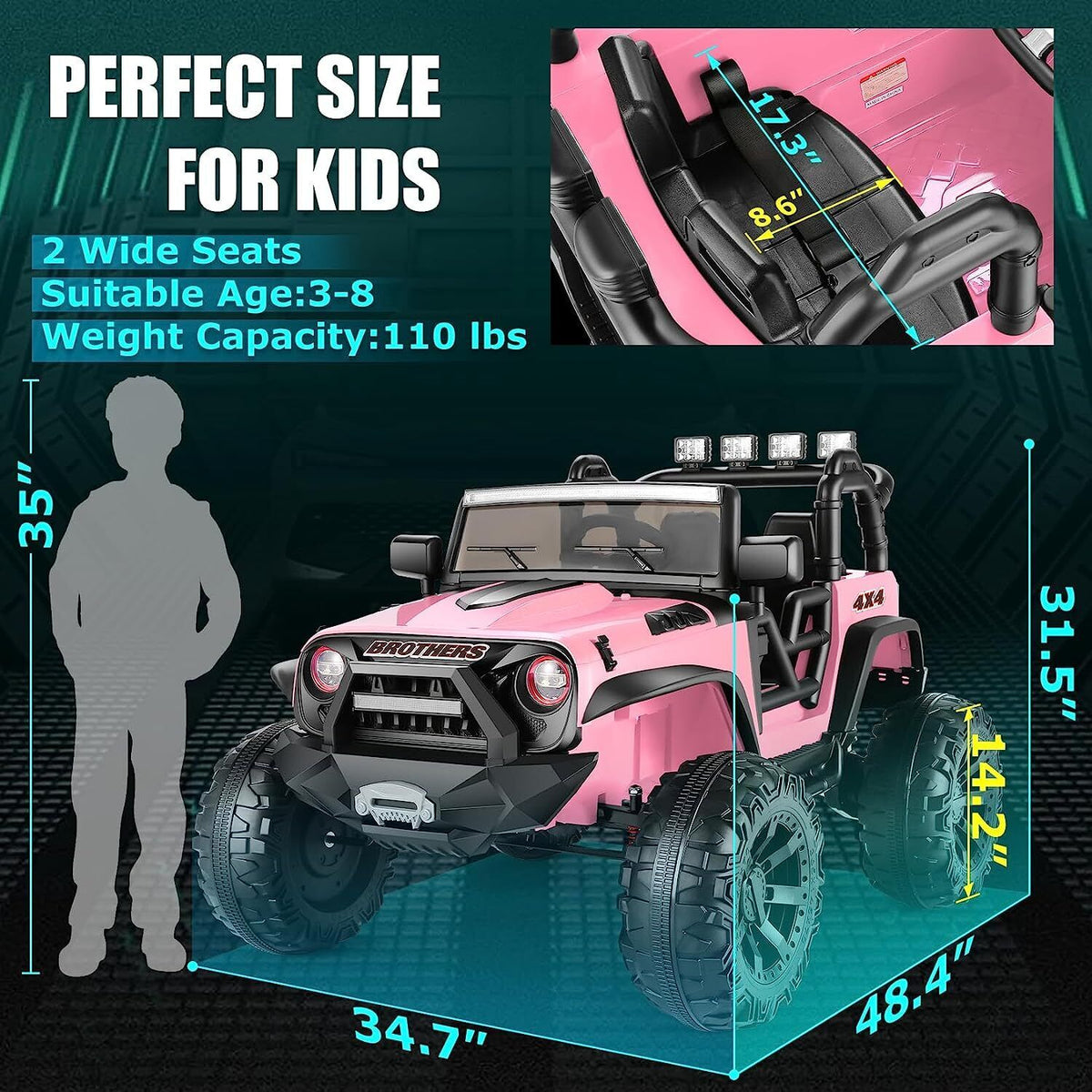 Remote Control Lamborghini Electric Ride-On Car for Kids 24/12V