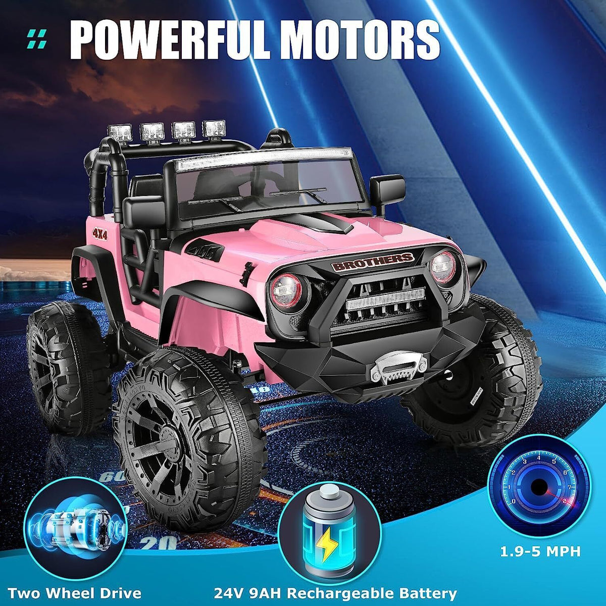 Remote Control Lamborghini Electric Ride-On Car for Kids 24/12V