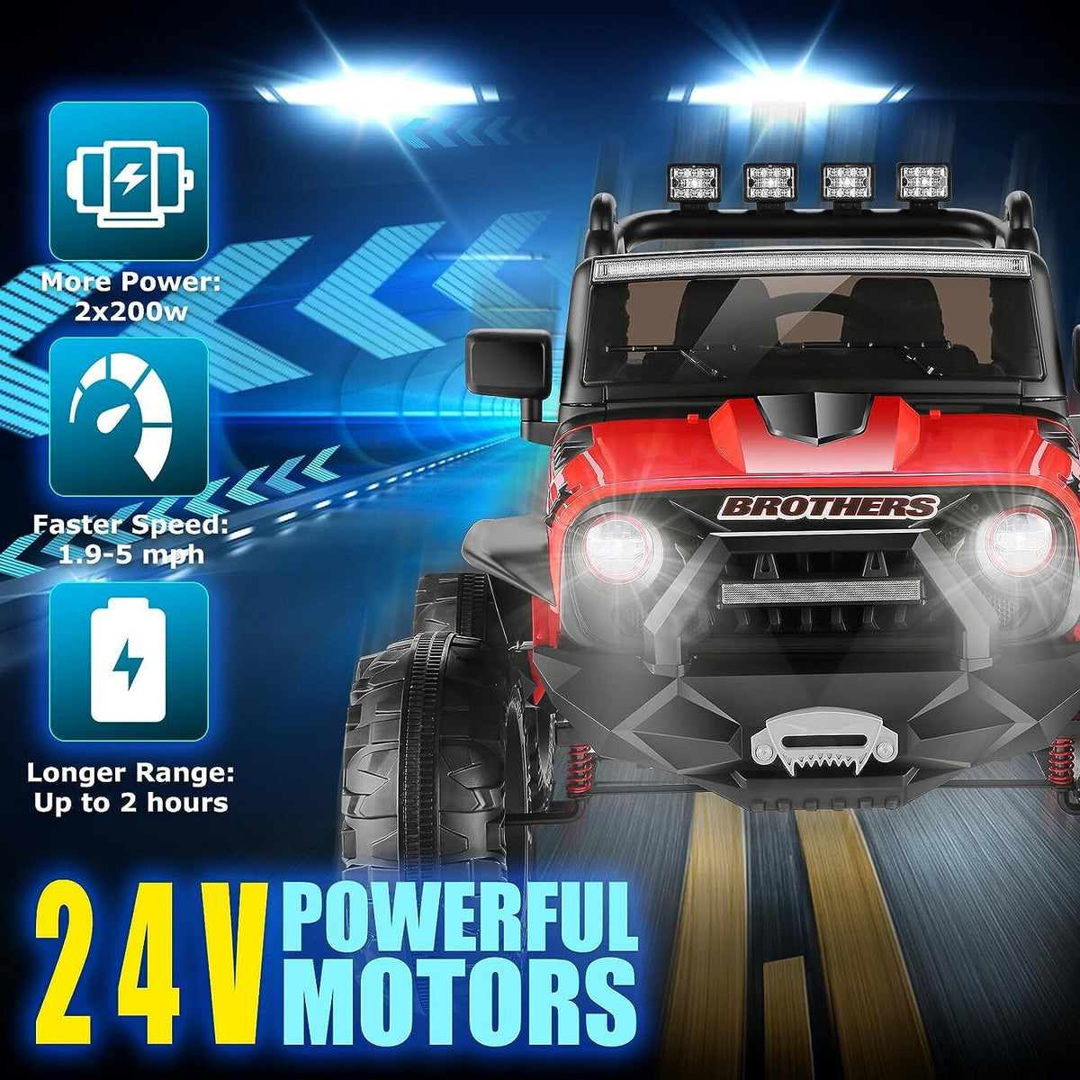 Remote Control Lamborghini Electric Ride-On Car for Kids 24/12V