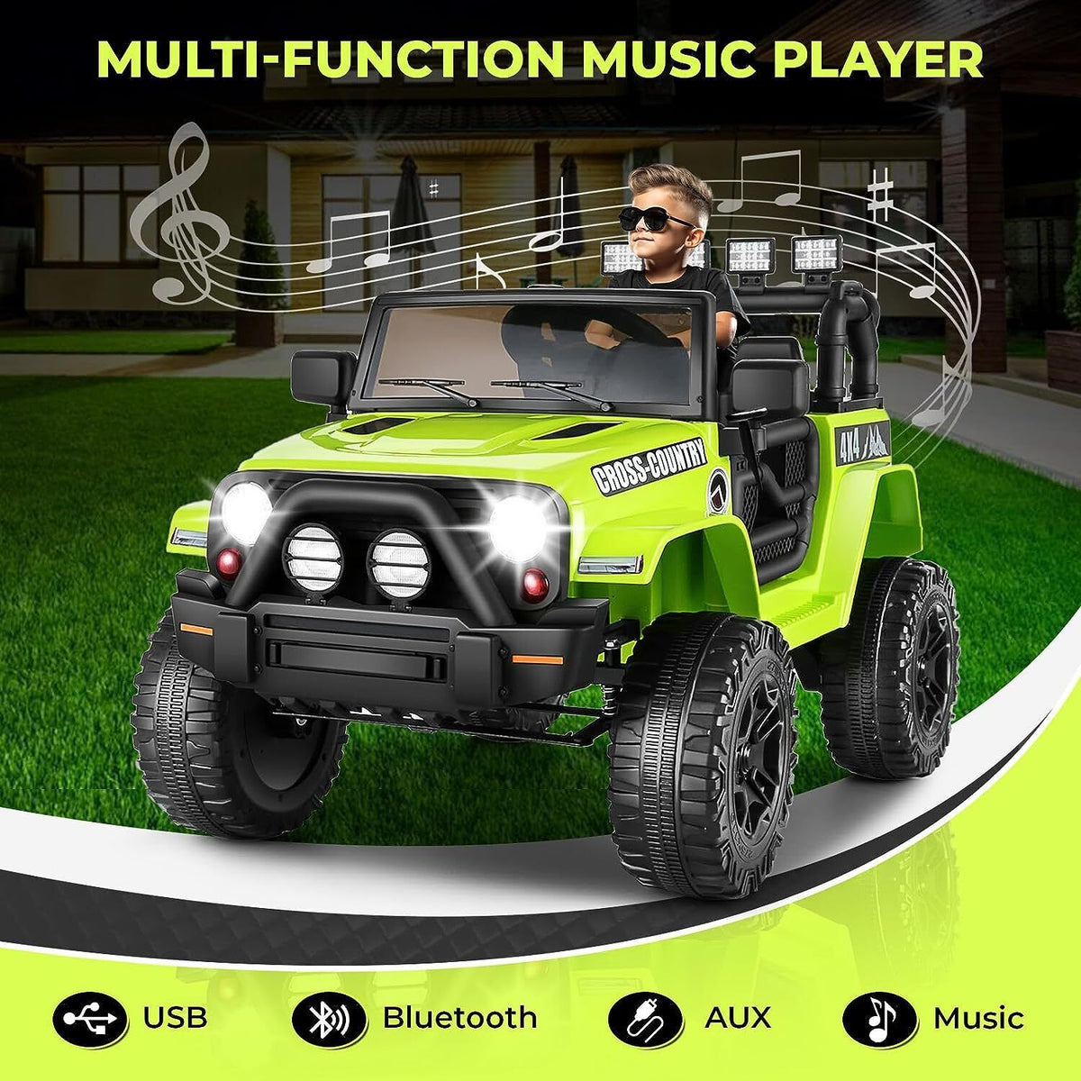 Remote Control Lamborghini Electric Ride-On Car for Kids 24/12V