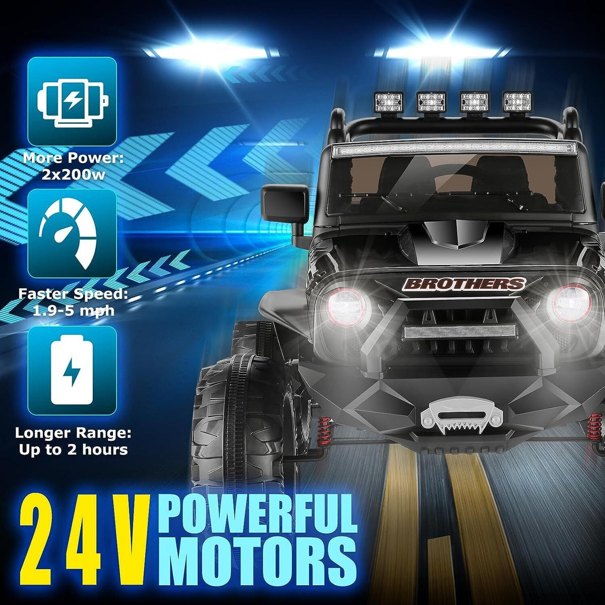Electric Lamborghini Ride-On Car for Kids with Remote Control - 24/12V Truck Design