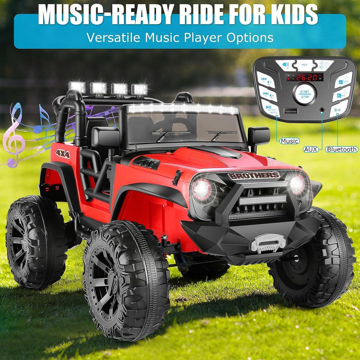 Electric Lamborghini Ride-On Car for Kids with Remote Control - 24/12V Truck Design