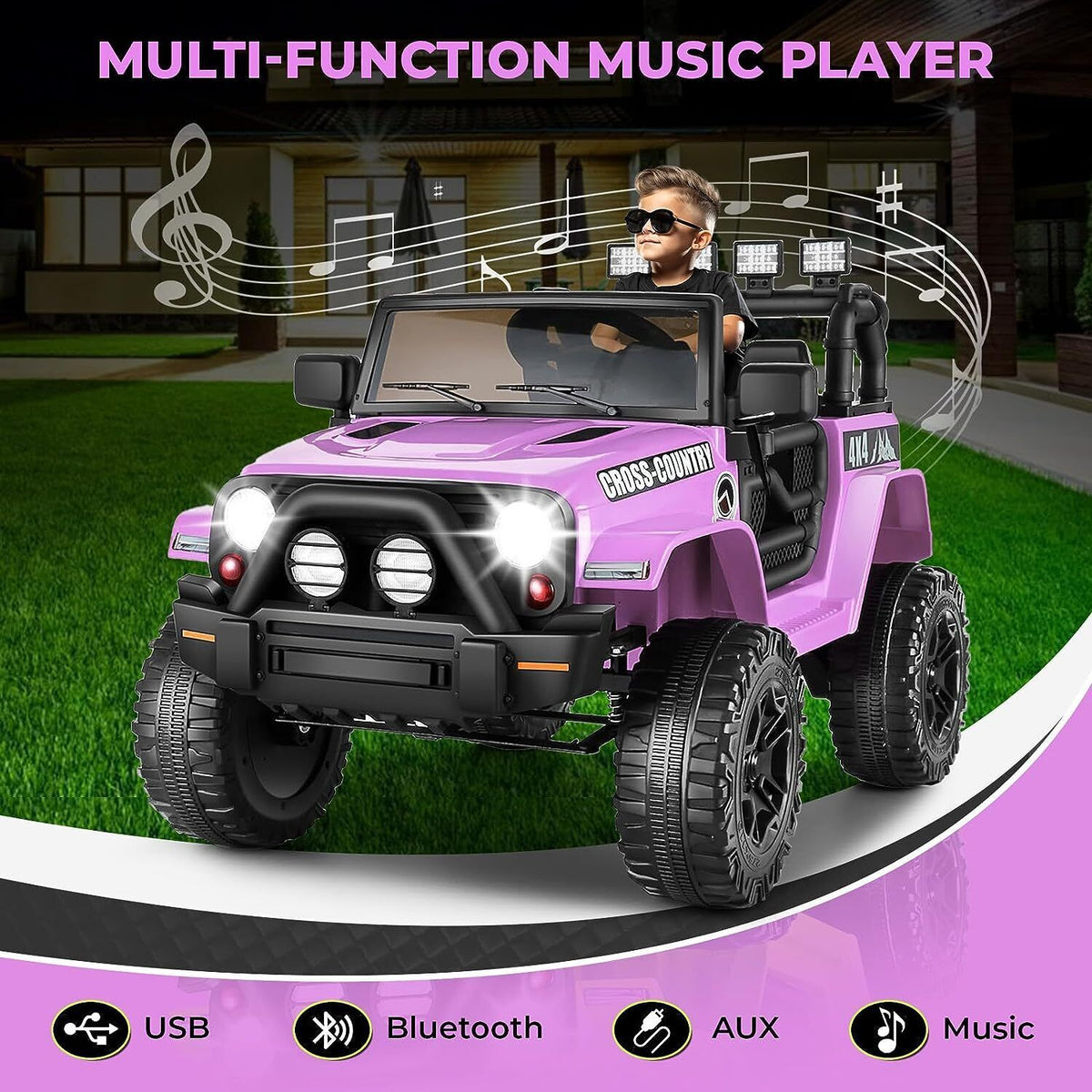 Electric Lamborghini Ride-On Car for Kids with Remote Control - 24/12V Truck Design