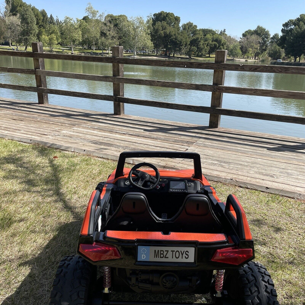 24V Touchscreen Clash Ride-On Mega Buggy - UTV Adventure Vehicle for Two - Razor UTV Inspired - Off-Road All-Terrain Fun Machine - Can-Am Style