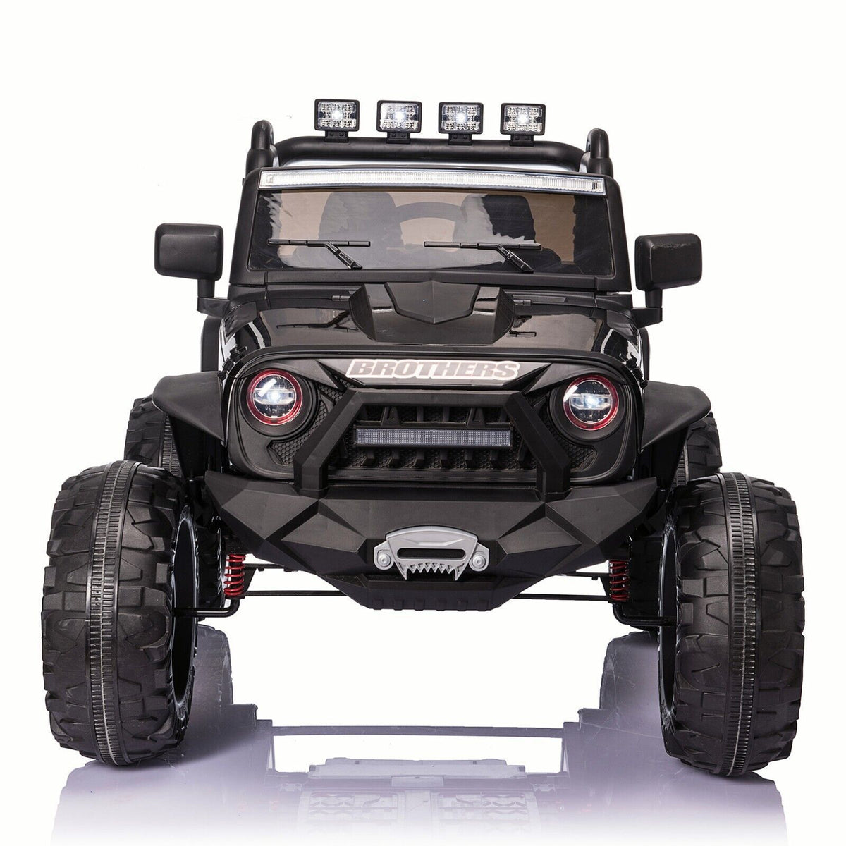 Electric 24V Battery Kids Ride On Car Toy Truck with USB, Bluetooth, and Remote Control Features
