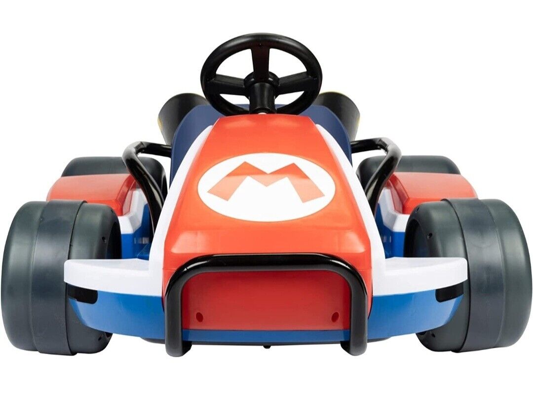 NEW Super Mario Kart 24V 3-Speed Drifting Ride-On Racer with Adjustable Seat and Sound Effects - Fast and Exciting