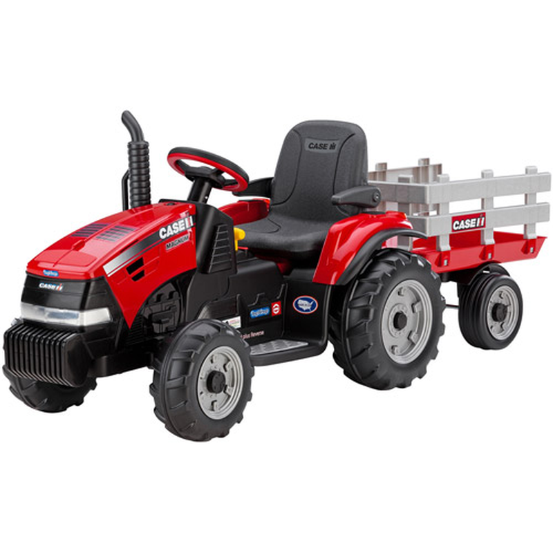 Case IH Magnum Tractor and Trailer 12-Volt Battery-Powered Ride-On - Brand New Model