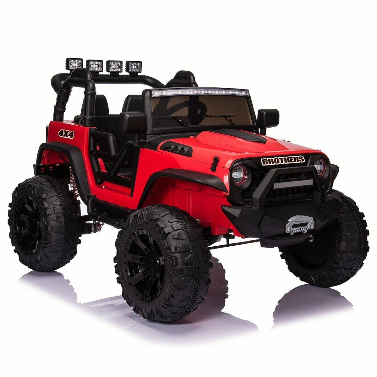 Electric 24V Battery Kids Ride On Car Toy Truck with USB, Bluetooth, and Remote Control Features