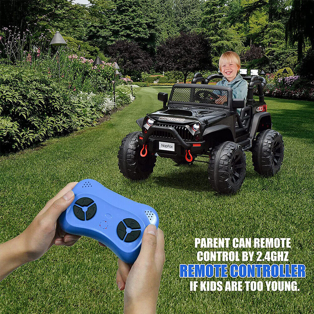 12V Electric Ride-On Truck for Kids with Remote Control - 48.4 Battery-Powered Wheels