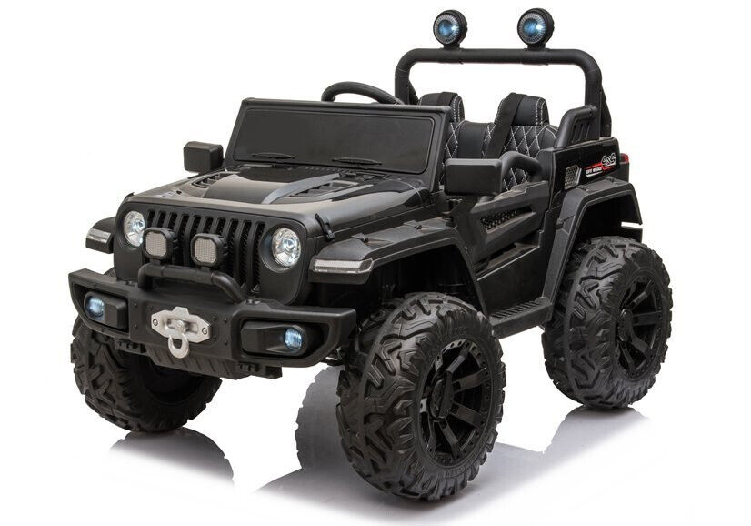 12V Children's Ride-On Jeep with Rubber Tires, 4WD, and Wireless Control