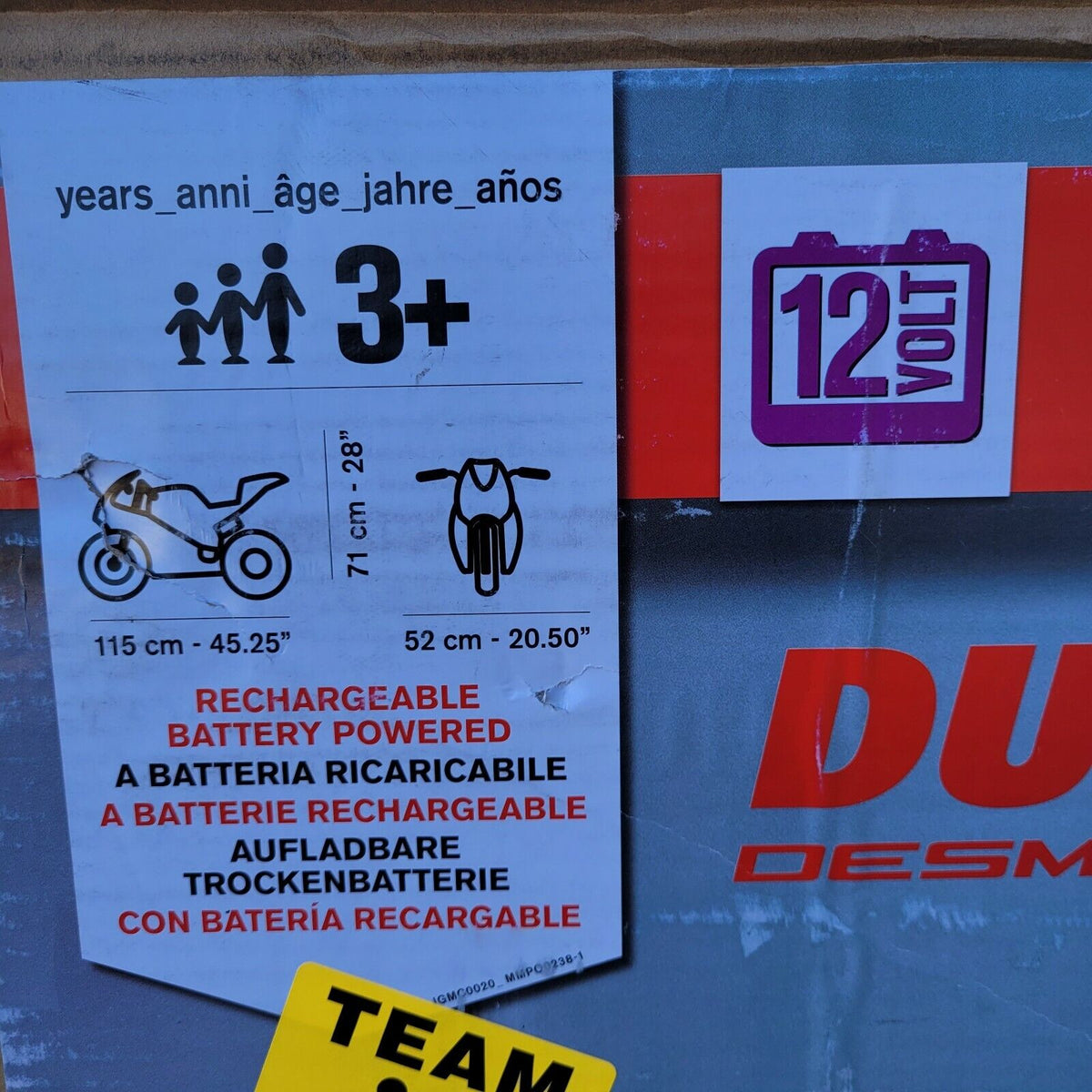 Ducati Style GP Ride-On Motorbike