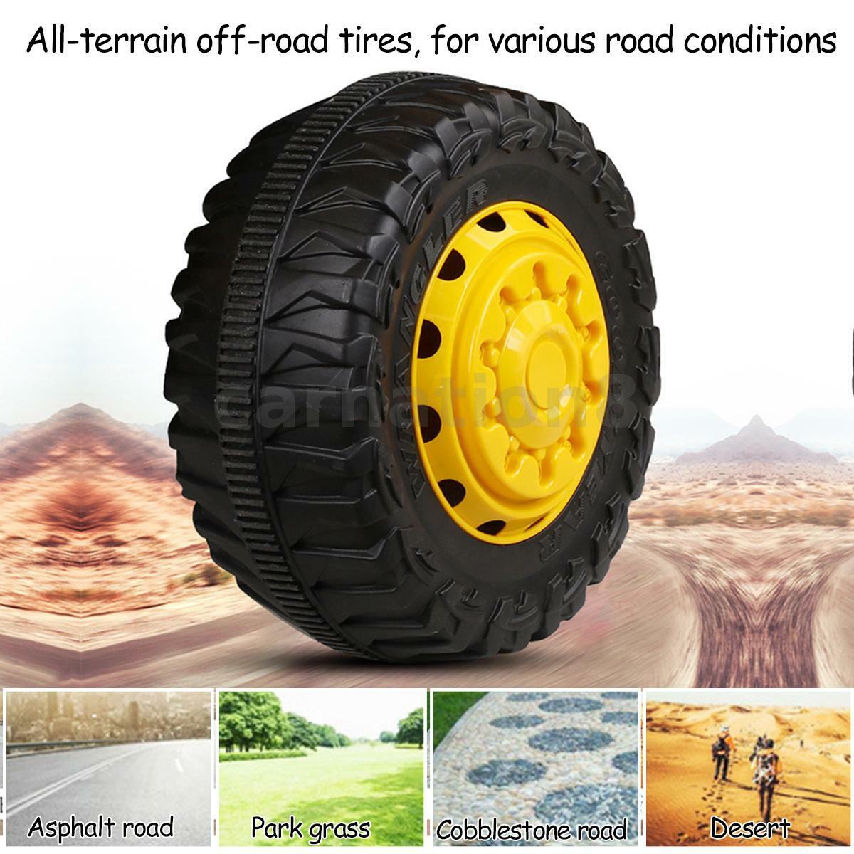 12V Four-wheel Drive Construction Truck 2.4G Remote Control/App Control Children's Electric Ride On Vehicle