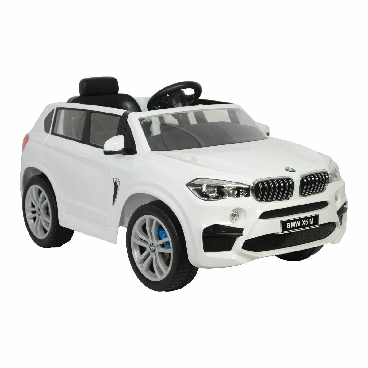 12V BMW X5M Electric SUV Ride-On Toy Car - White, Blue, or Red