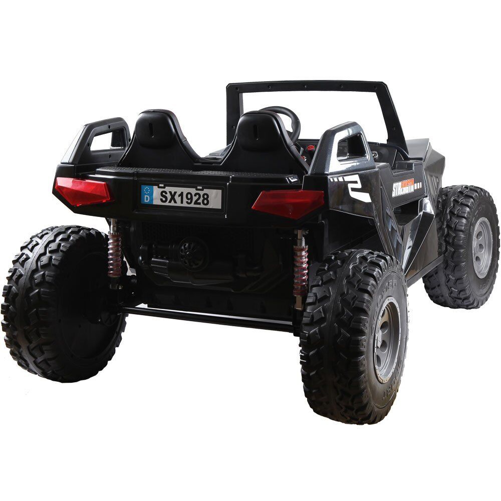 MotoTec Baja UTV 4x4 24v Carbon Fiber (2.4ghz Remote Control), Ride-On Vehicle