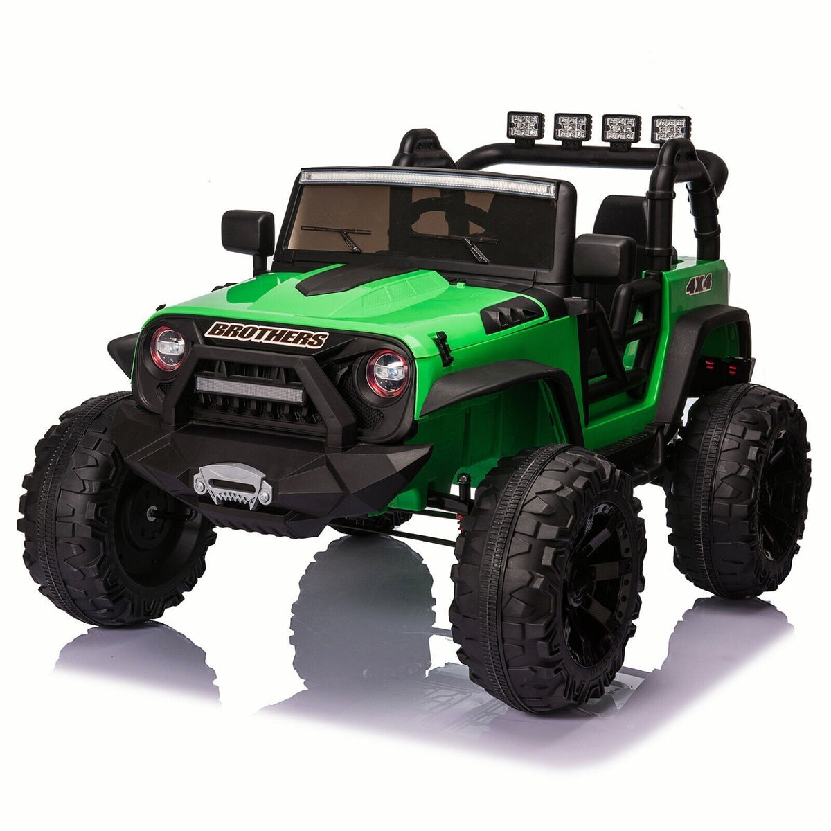 Electric 24V Battery Kids Ride On Car Toy Truck with USB, Bluetooth, and Remote Control Features