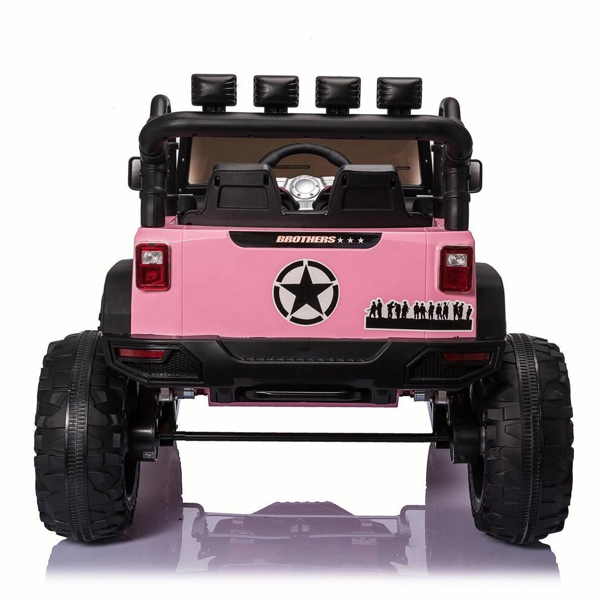 Electric 24V Battery Kids Ride On Car Toy Truck with USB, Bluetooth, and Remote Control Features