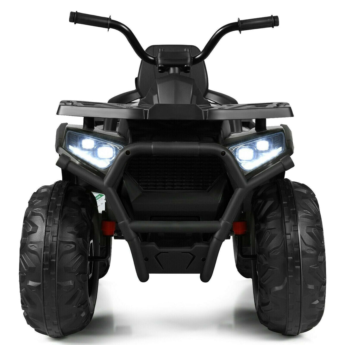 12 Volt Children's Electric Four-Wheeler ATV Quad with MP3 Player and LED Illumination