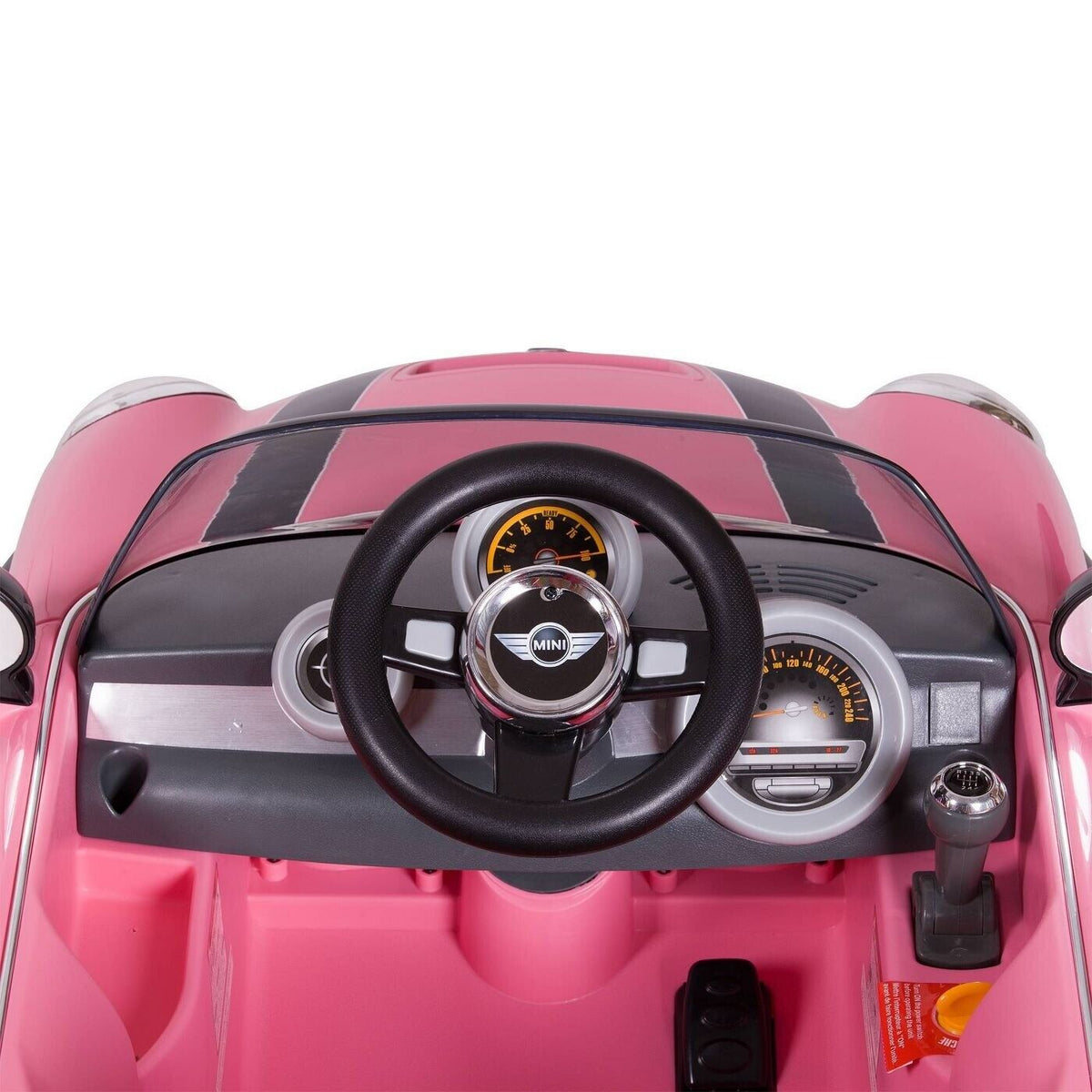Rev Up the Fun with the Pink 6V Mini Cooper Ride-On