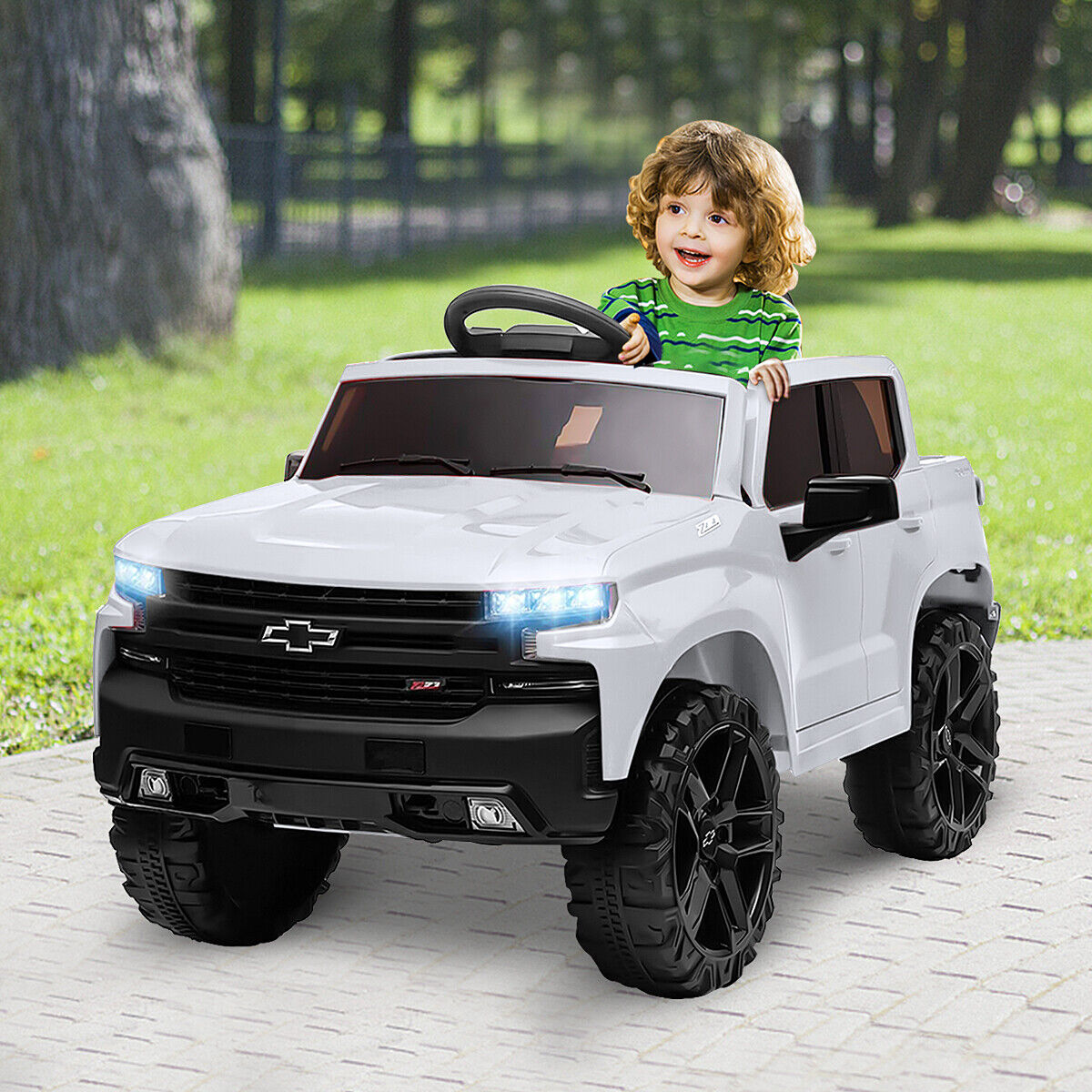 Kimbosmart 12V Children's Electric Ride-On Vehicle Powered by Battery with Remote Control