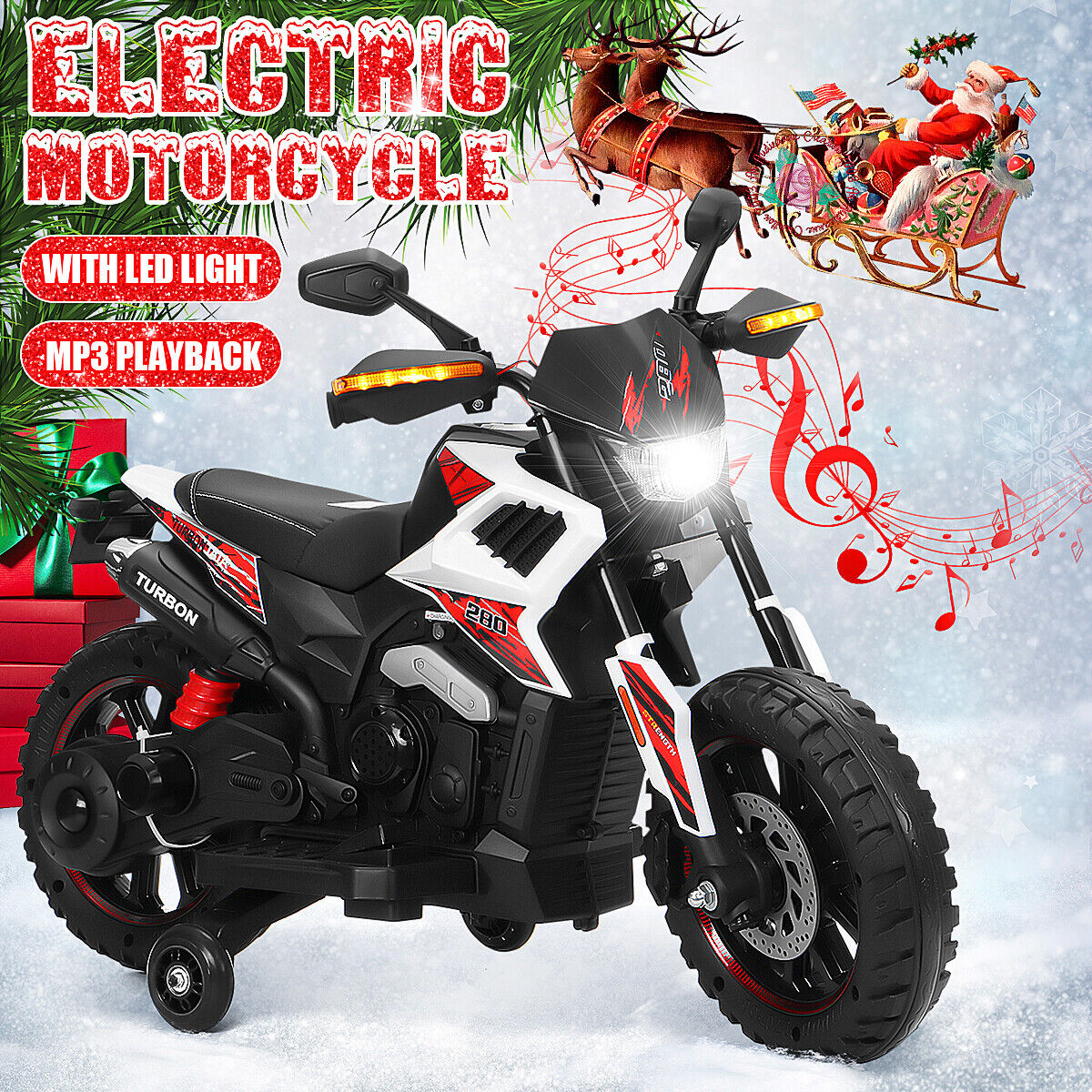 Kimbosmart 12V Children's Electric Ride-On Vehicle Powered by Battery with Remote Control