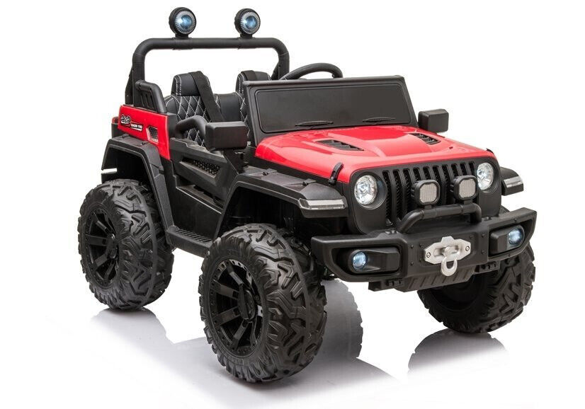 12V Children's Ride-On Jeep with Rubber Tires, 4WD, and Wireless Control