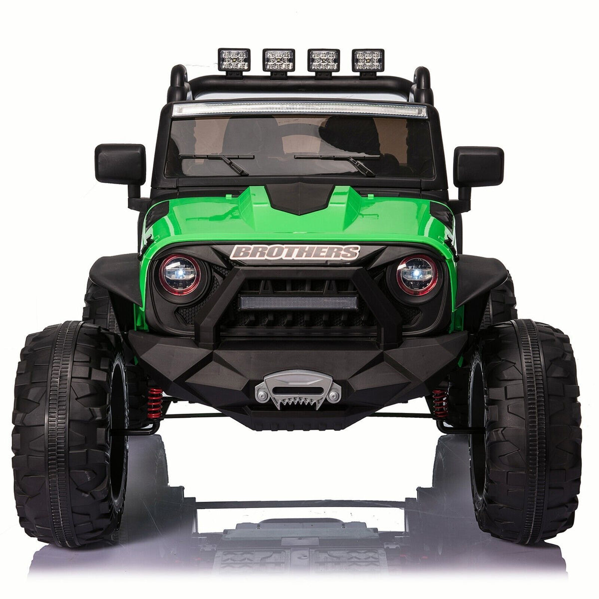Electric 24V Battery Kids Ride On Car Toy Truck with USB, Bluetooth, and Remote Control Features