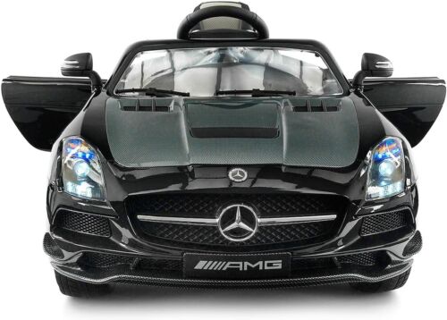 2023 Obsidian SLS AMG Mercedes Benz Car for Children 12V Electric Kids Ride-on Vehicle