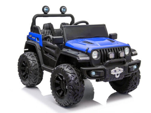 12V Children's Ride-On Jeep with Rubber Tires, 4WD, and Wireless Control