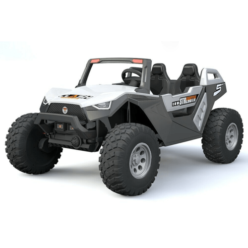 24V Children's Electric Car Off-Road Buggy 4WD UTV - Remote Control, Bluetooth - White