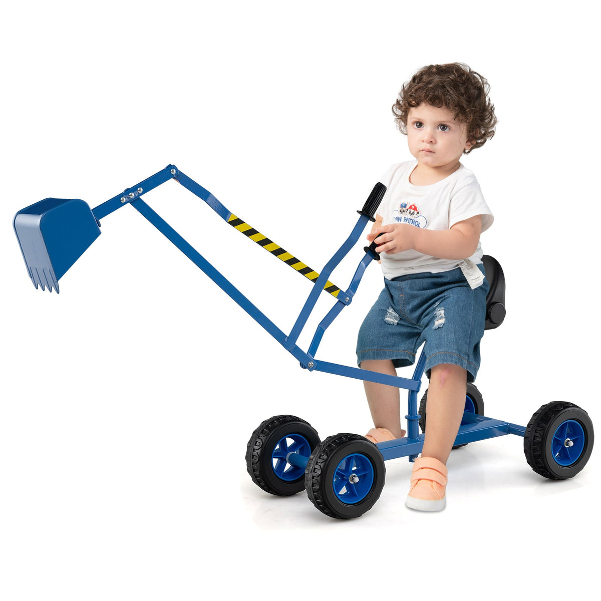 Sand Digger for Kids with 2-Handed Controls and Flexible Shovel DirectDeals
